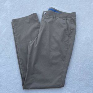 Bonobos golf Beige/Khaki Mens performance slim fit pants 36 X 34 EUC